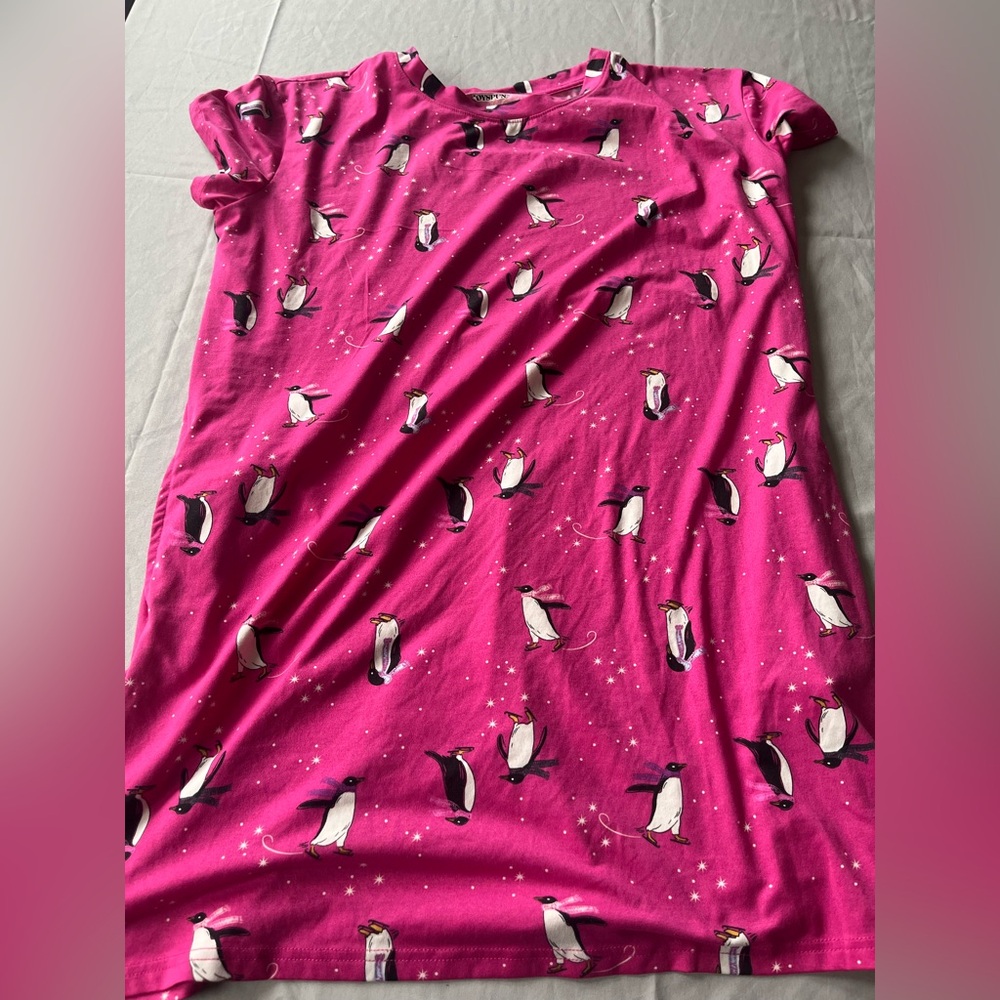 Joyspun Nightgown Penguin Pink